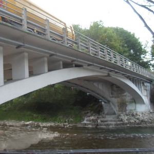 Wzmocnienie mostu nad Sołą w Milówce